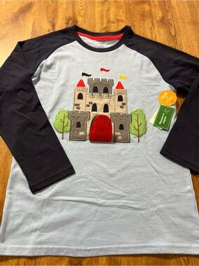 Kids Gymboree NWT Size 12 Peek-A-Boo Castle Graphic Shirt